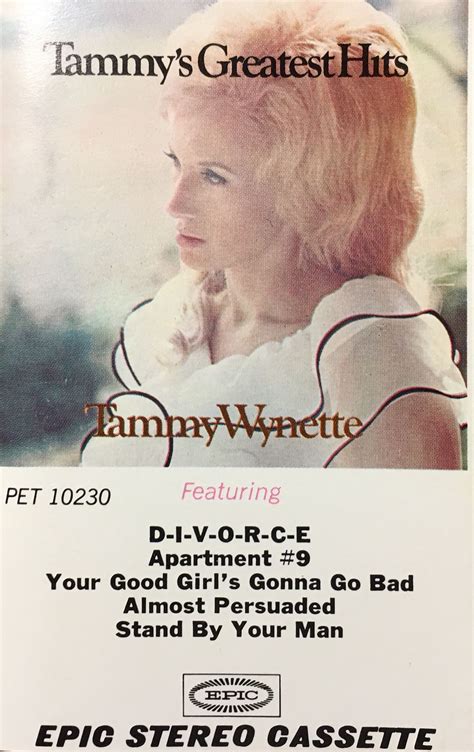 Tammy Wynette - Tammy's Greatest Hits - Cassette | Tammy wynette ...