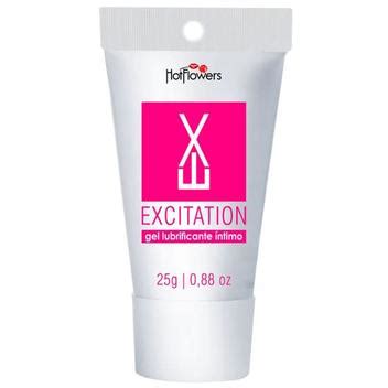 Lubrificante EXCITATION Gel Intimo Feminino Esquenta 25g Hot Flowers Lubrificante Íntimo