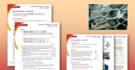 Recycling plastics evaluation | 14–16 years | Resource | RSC Education