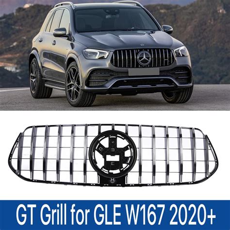 Front Bumper Panamericana Gt Grille Sport Style For Mercedes Benz Gle