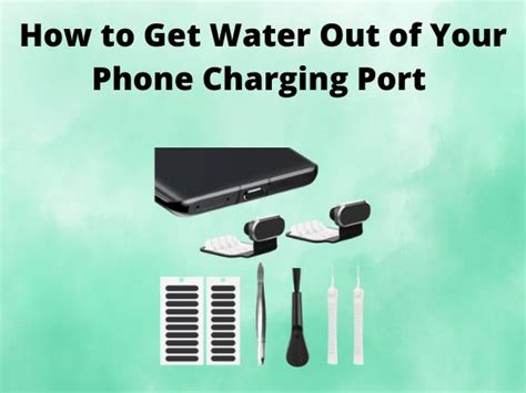 how to get water out of phone port