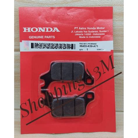 Honda Click V Brake Pad Shopee Philippines