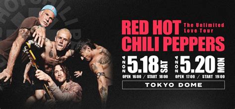 Event Red Hot Chili Peppers Line Up