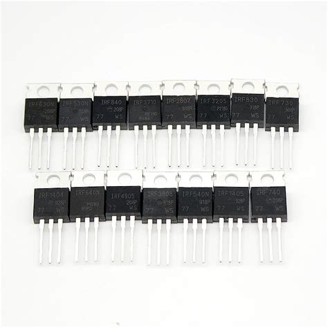 Pcs Ir Mosfet Transistor Irfz N Irf Irf Irf Irf Irf