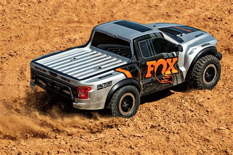 Traxxas 58094 1fox Slash 2017 Ford F 150 Svt Raptor 110 Scale 2wd Fox Edition Racerc