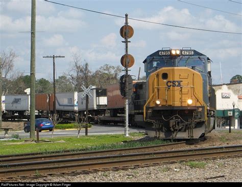 Csx Train In Waycross Ga Csx Transportation Csxt Emd Sd70mac