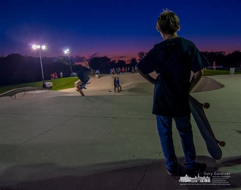 Skating Under The Lights - My Final Photo