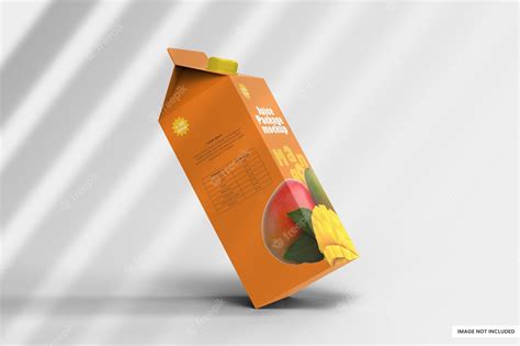 Premium Psd Juice Box Mockup Psd Template