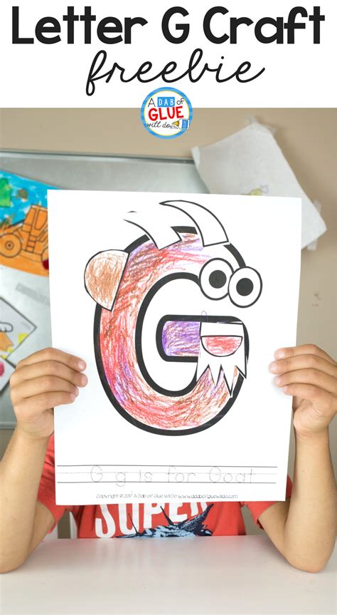 Animal Alphabet G Is For Goat Craft