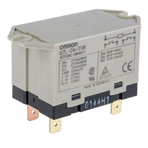 G7l 2a Tub Dc48 Omron Panel Mount Power Relay 48v Dc Coil 25a