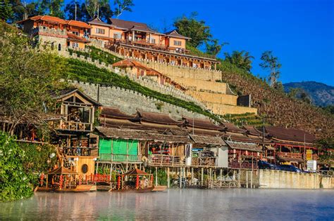 Ban Rak Thai, Chinese Home In Tea Field Free Stock Photo - Public ...