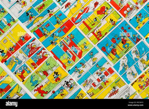 Moscow, Russia - January 13, 2019: High angle view of Donald bubble gum ...