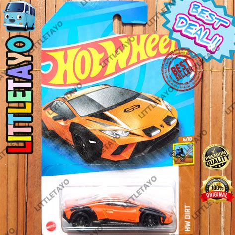 Hot Wheels Lamborghini Huracan Sterrato Orange Exotic Sport Car Hotwheels Original Shopee Malaysia