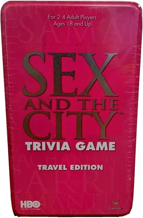 Amazon Sex And The City Trivia Game Travel Edition Health