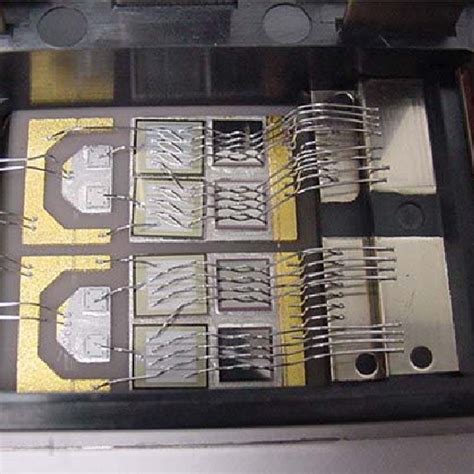 Internal View Of Version B 1 2kv 100a Sic Module Showing Two 80a Sic Download Scientific