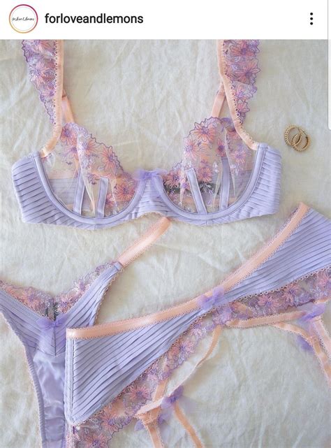 Olivia Mark Embroidered Lace Garter Lingerie Set With Leg Rings Pink S Artofit