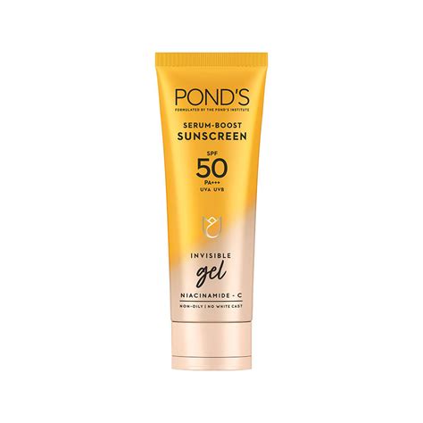 Buy Ponds Serum Boost Sunscreen Gel SPF 50 Online