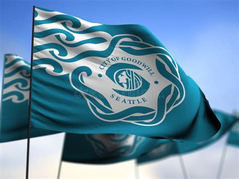 Flag Of Seattle Stock Illustration Illustration Of Goodwill 136181680