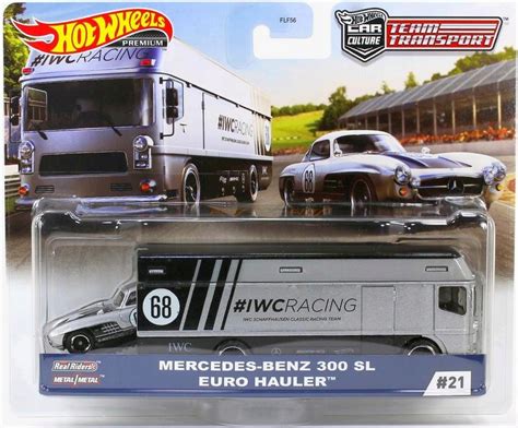 Hot Wheels Premium Team Transport Mercedes Sl Oficjalne Archiwum Allegro