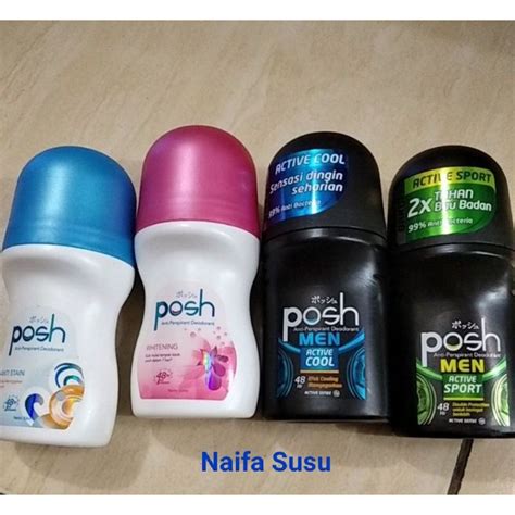 Jual Posh Deodorant Roll On All Varian Ml Shopee Indonesia