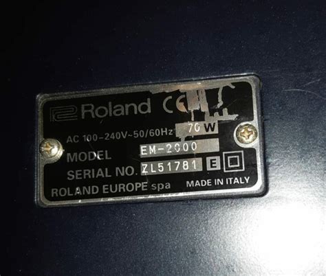 Roland Em 2000