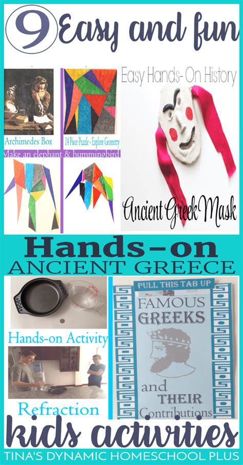 9 EASY and Fun Hands-on Ancient Greece Kids Activities