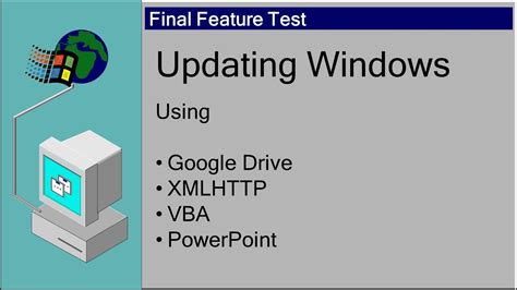 Windows 95 Powerpoint Windows Update Test Youtube