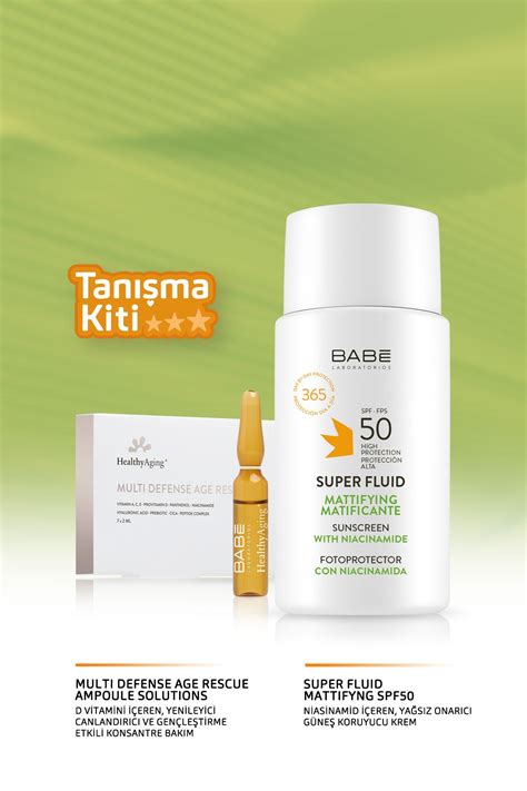 Babe Laboratorios Multi Defense Age Rescue Ampul Matlaştırıcı Güneş Koruyucu Fiyatı Yorumları