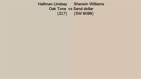 Hallman Lindsay Oak Tone Vs Sherwin Williams Sand Dollar Sw