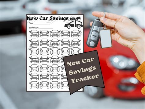 PRINTABLE New Car Savings Tracker Savings Tracker Dave Ramsey Baby