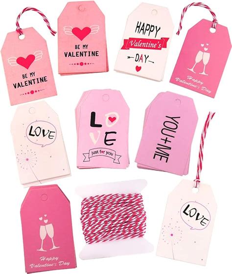 Amazon Tuparka Pcs Valentine S Tags Valentine S Paper Tags