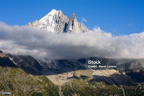 Aiguille Verte Aiguille Du Dru Mont Blanc Massif Stock Photo Download