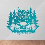 Sticker Mural Hibou De Nuit WebStickersMuraux