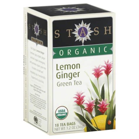 Buy Organic Lemon Ginger Green Tea 18 Bag From Stash Tea And Save Big At