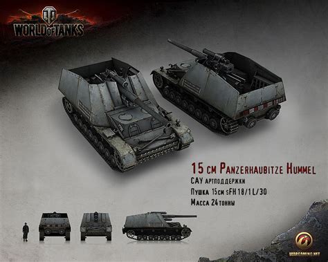 Обзор немецкого САУ Hummel