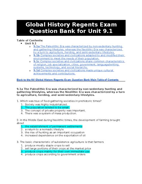 Global Regents Curve 1