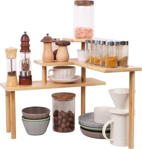 Amazon Kitchen Countertop Organizer Corner Shelf By Beardo Tier