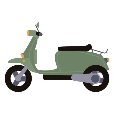 Scooter Motorcycle Side-view PNG & SVG Design For T-Shirts