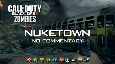 Call Of Duty Black Ops 2 Nuketown Zombies Gameplay Youtube