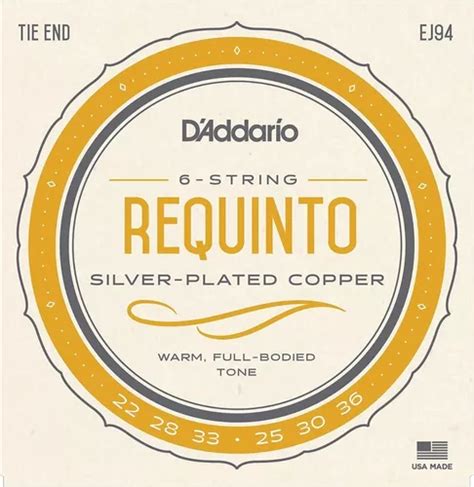 Cuerdas P Requinto De Nylon D Addario Ej94 Nuevas Grat MercadoLibre