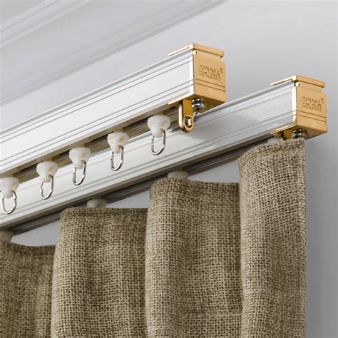 виды крепления карнизов для штор к стене