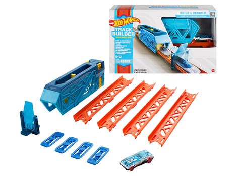 Pista Hot Wheels Track Builder De Impulso
