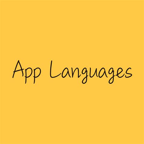 App Languages On The Mac App Store