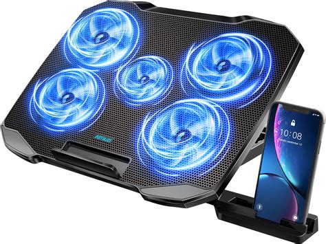 KLIM Turbofrost - Gaming Laptop Cooling Pad - 4 Powerful Turbo Fans up ...