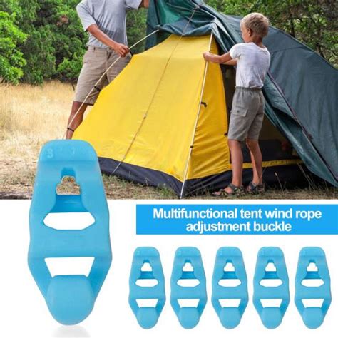 10 шт., регулируемая пряжка для ветровой веревки, прочный регулятор ...