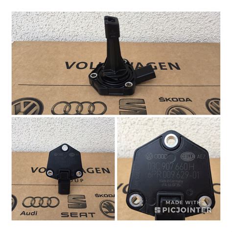 CZUJNIK POZIOMU OLEJU 03C907660H AUDI TFSI TDI A4 03C 907 660H Za 130