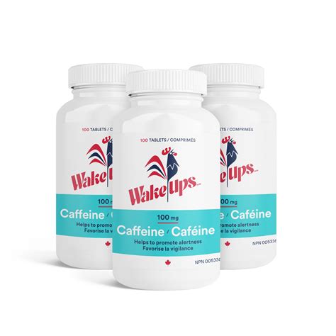 Wake Ups Canadian Made Caffeine Tablets