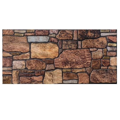 Dundee Deco D Wall Panels Cladding Copper Brown Sepia Stone Look