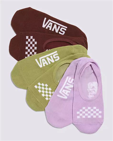 Classic Assorted Canoodle Sock 3 Pack In Bitter Chocolate Vans