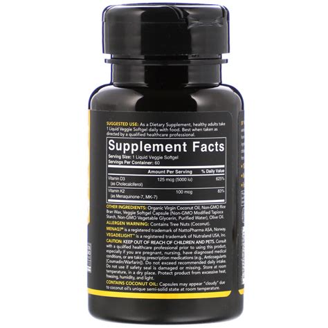 Sports Research, Vitamin K2 + D3, 60 Veggie Softgels - iHerb